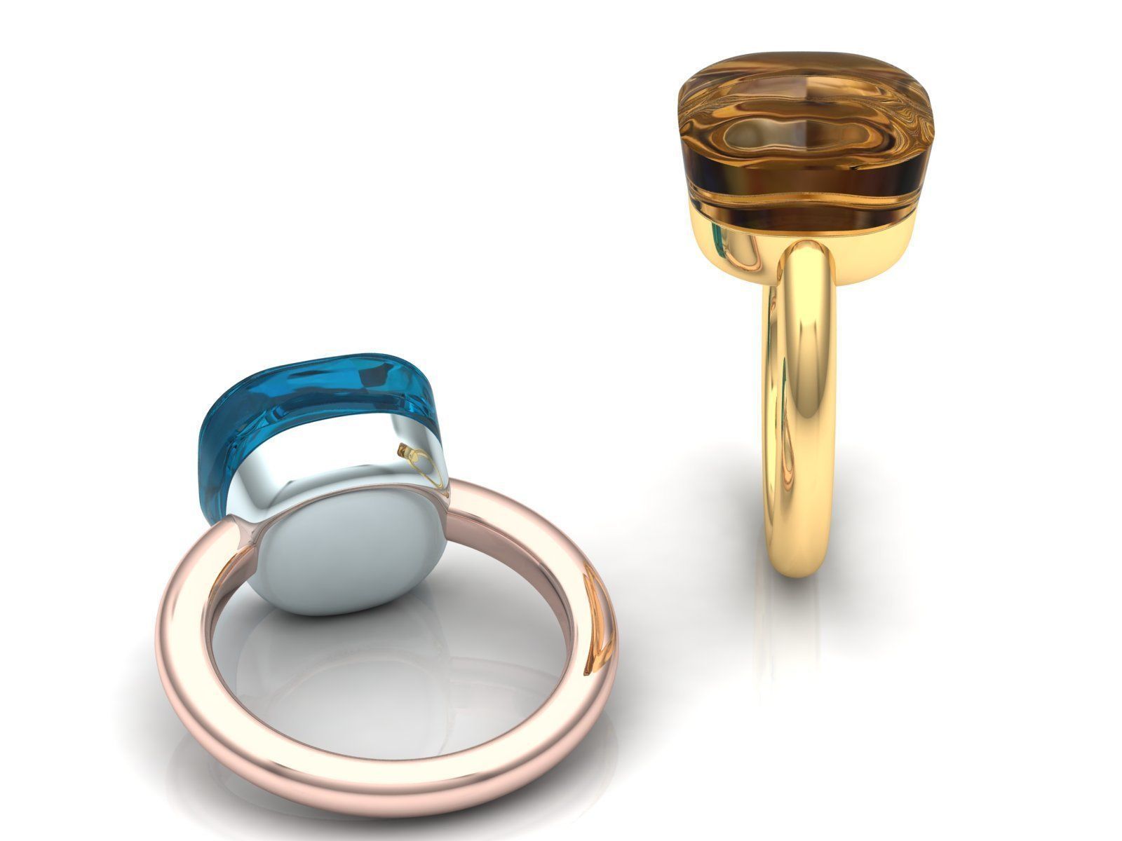 Nudo Maxi Ring 3D print model_3