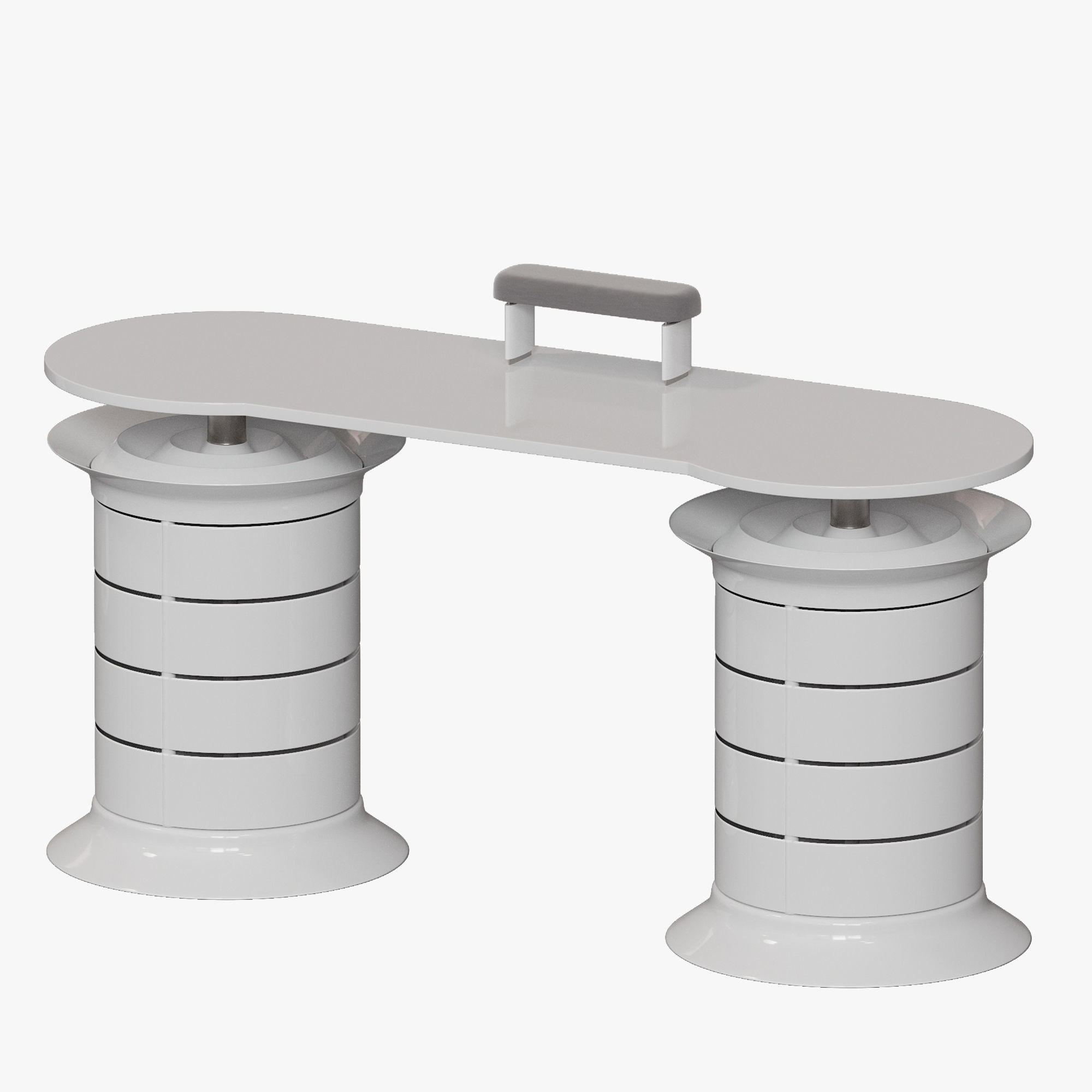 Manicure table Giroco Grande from MADISON Low-poly 3D model_2
