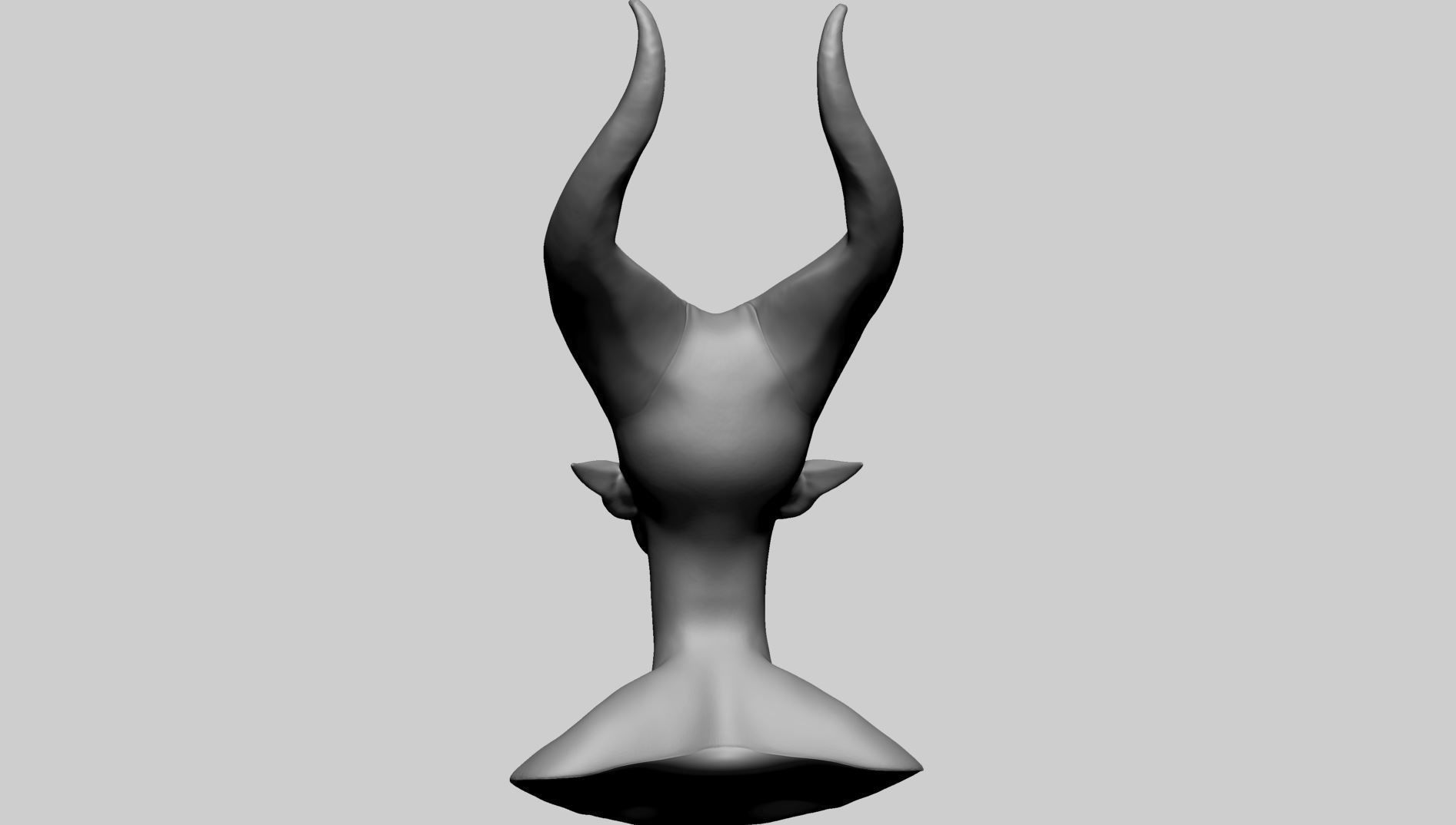 Fantasy Female Head N 3D model_4