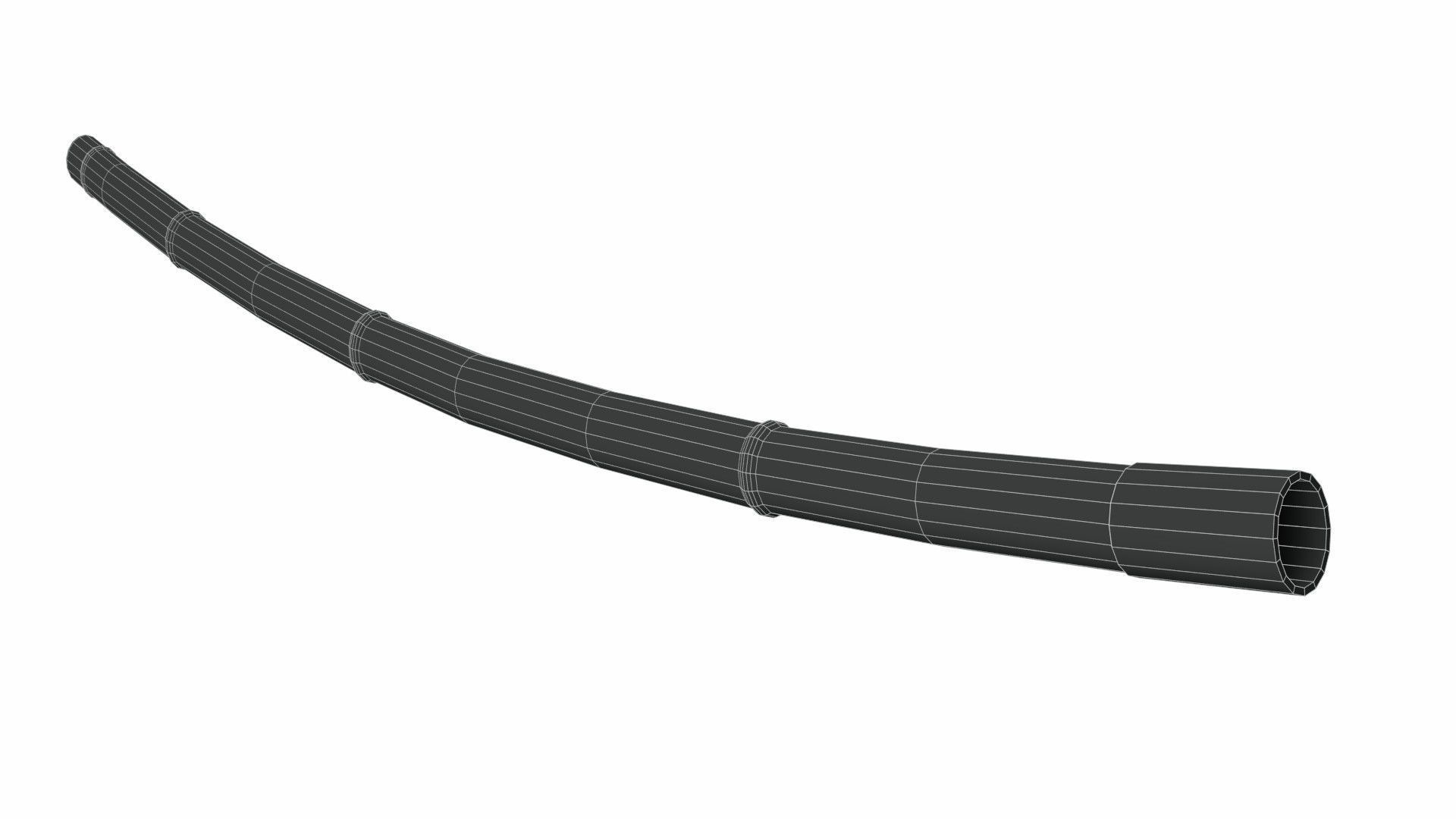Odachi samurai sword 3D model_11