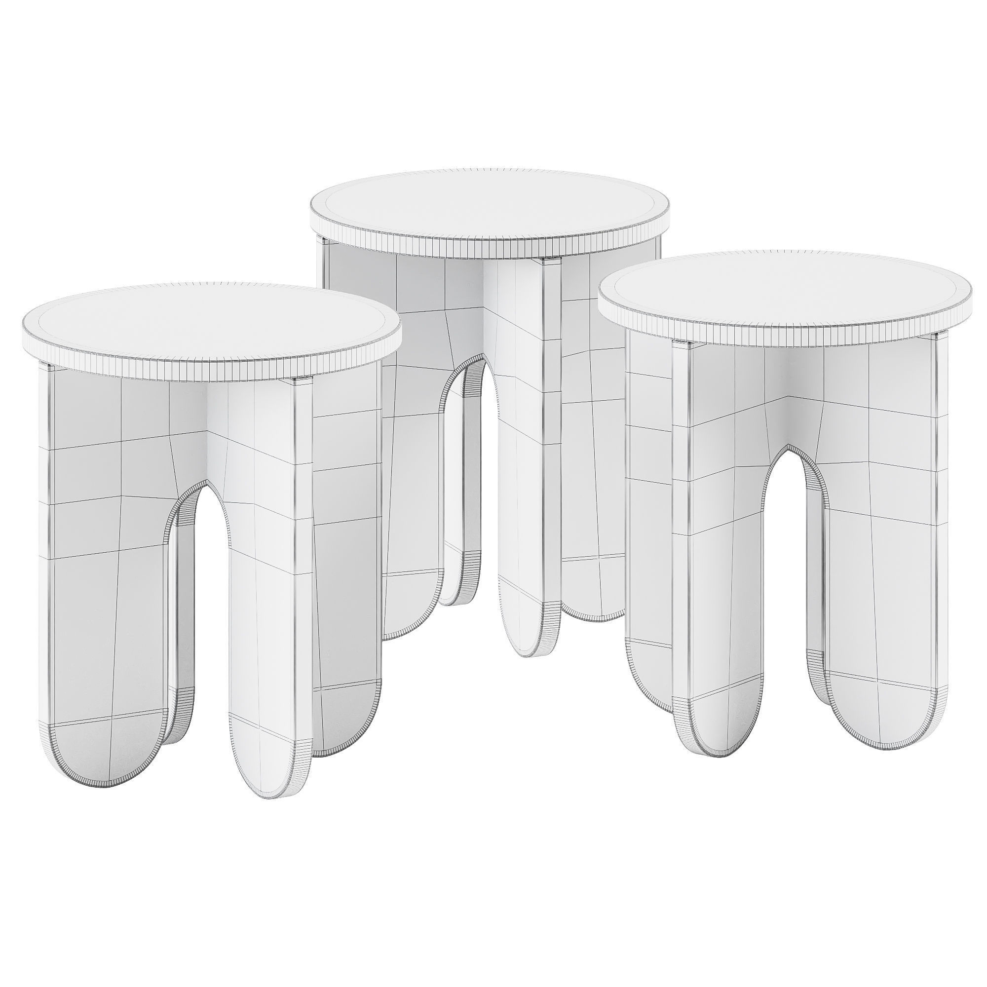 Capsule Series Side Table or Stool by Owl 3D model_3