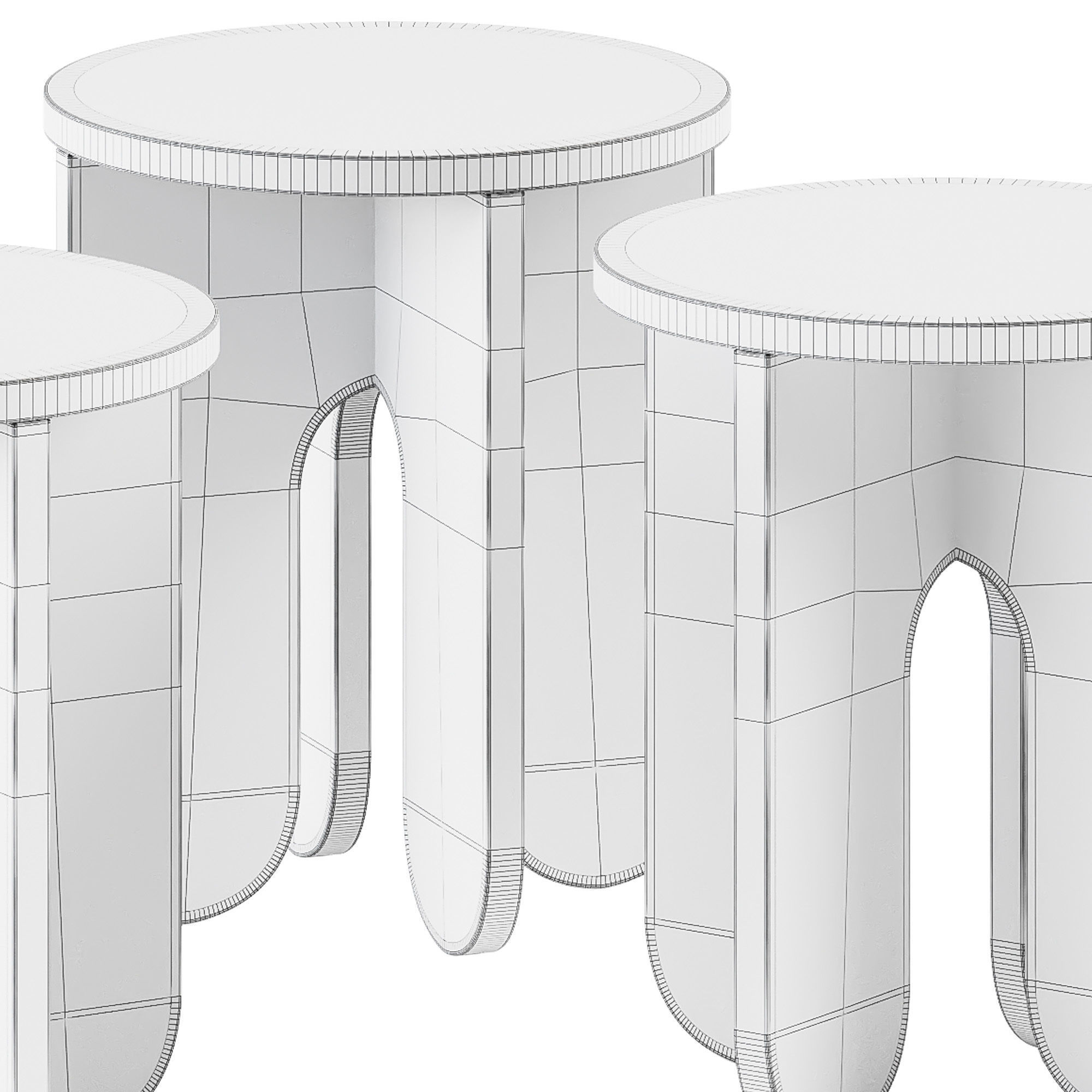 Capsule Series Side Table or Stool by Owl 3D model_4