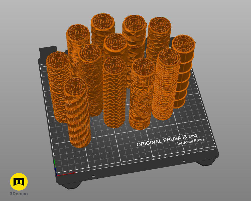 DnD terrain rollers GROUND and ROADS 3D print model_2