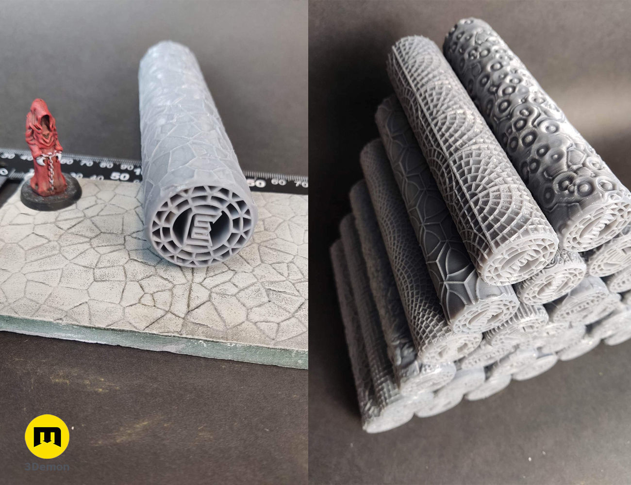 DnD terrain rollers GROUND and ROADS 3D print model_1