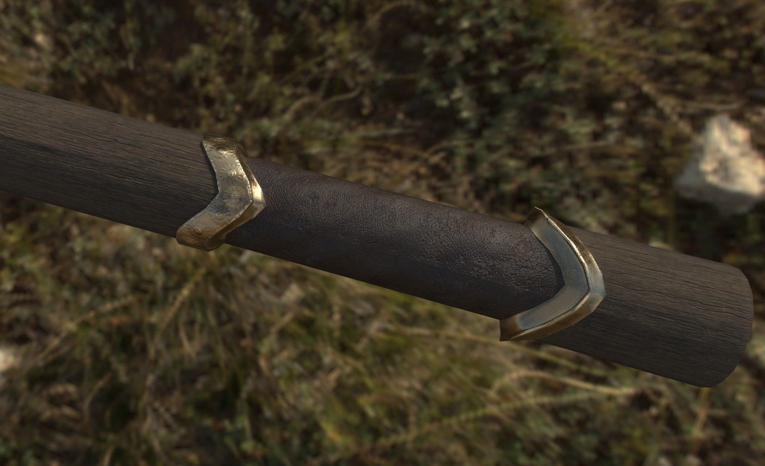 Double Axe Low-poly 3D model_3