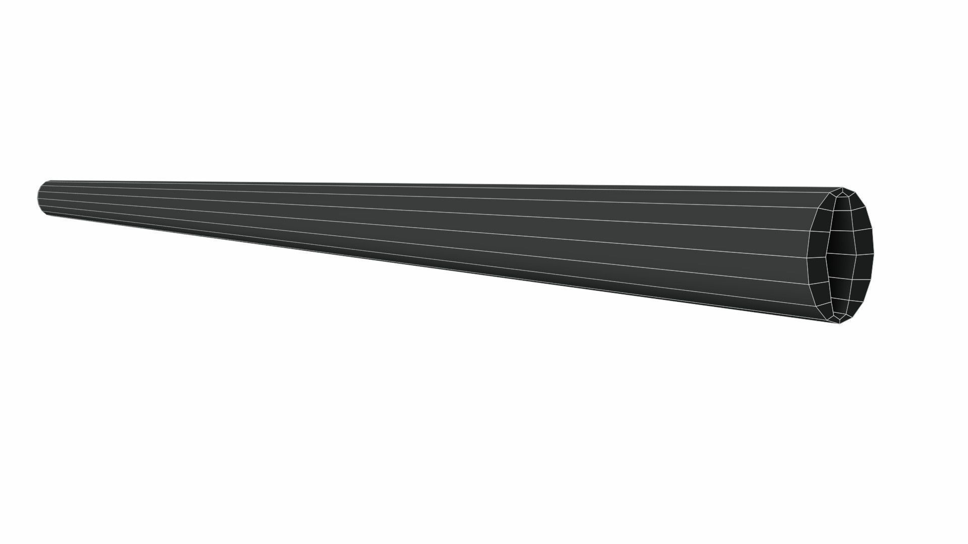 Tsurugi sword Low-poly 3D model_7