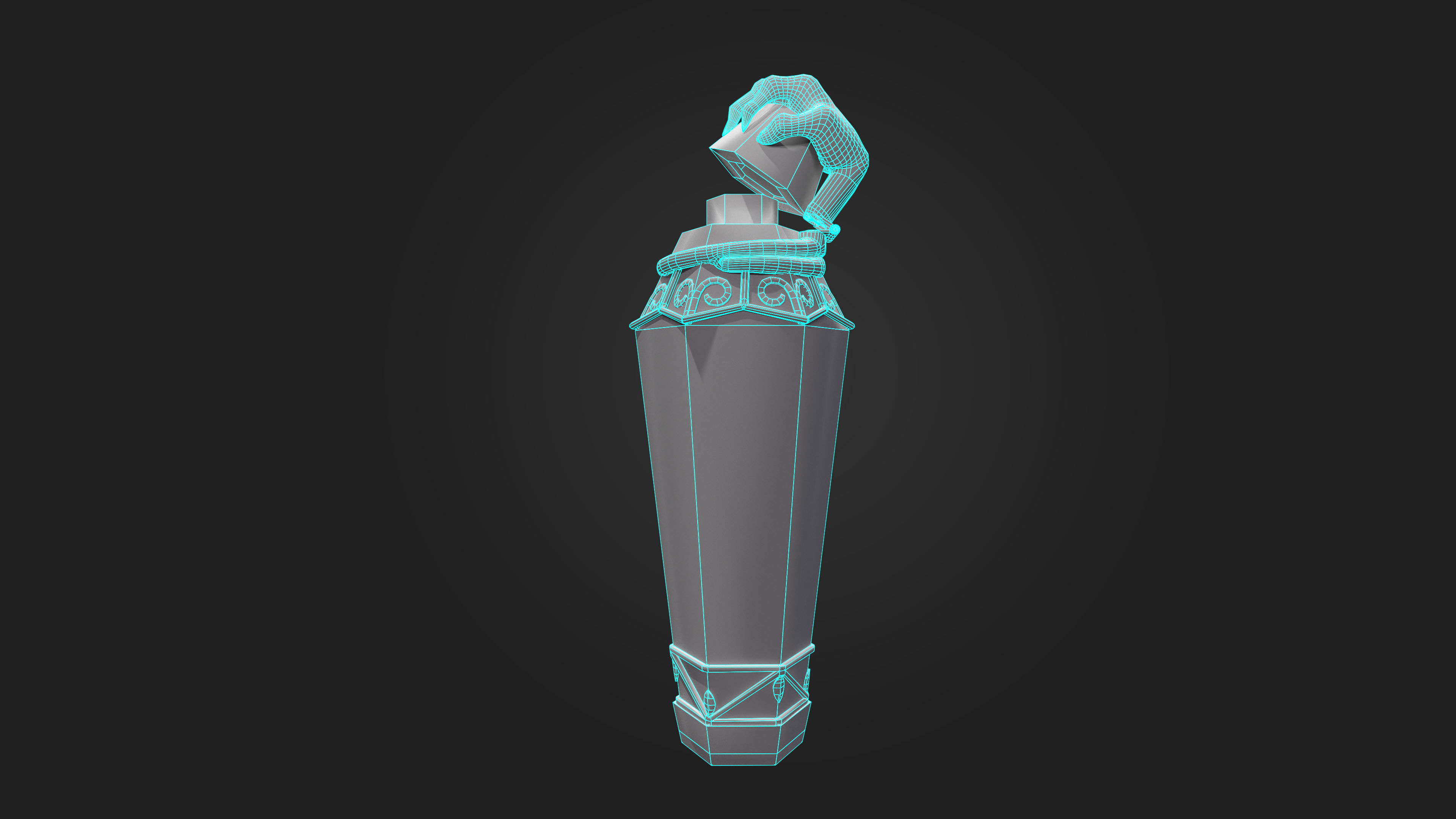 Magic Poison Game Asset for Mobile games Low-poly 3D model_7