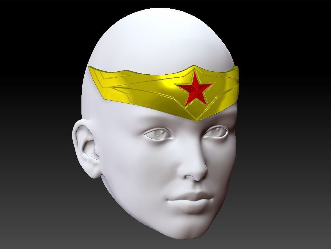 WONDER WOMAN JEEHYUNG LEE TIARA CROWN INSPIRED 3D model 3D printable | CGTrader