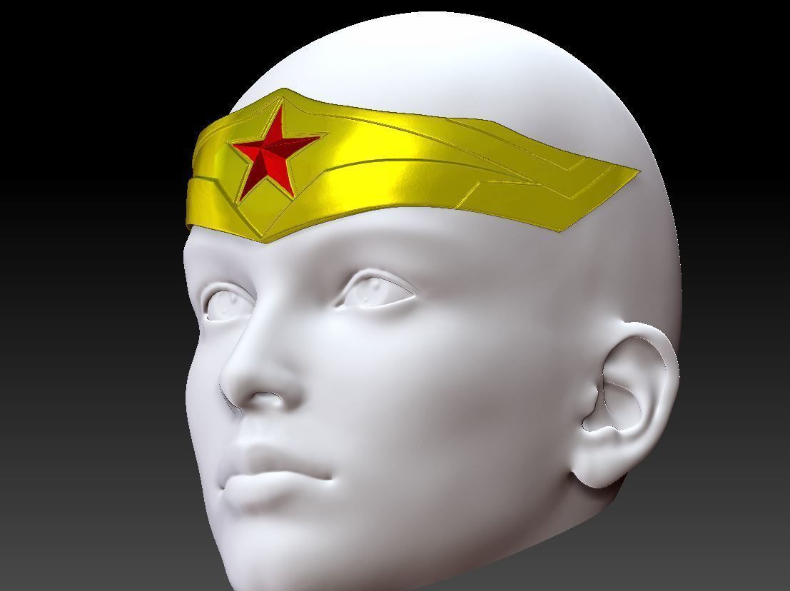 WONDER WOMAN JEEHYUNG LEE TIARA CROWN INSPIRED 3D model 3D printable | CGTrader