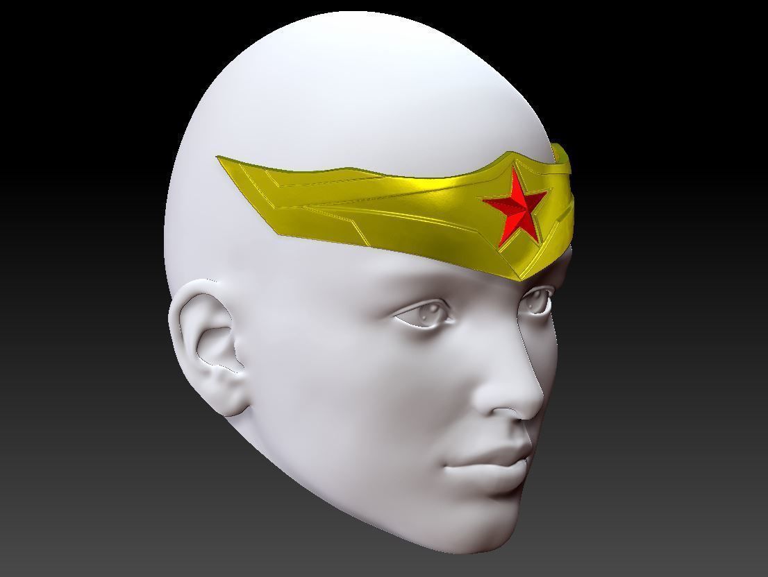 WONDER WOMAN JEEHYUNG LEE TIARA CROWN INSPIRED 3D model 3D printable | CGTrader