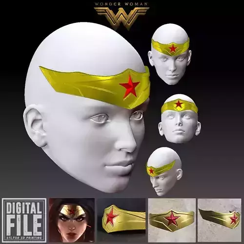 WONDER WOMAN JEEHYUNG LEE TIARA CROWN INSPIRED