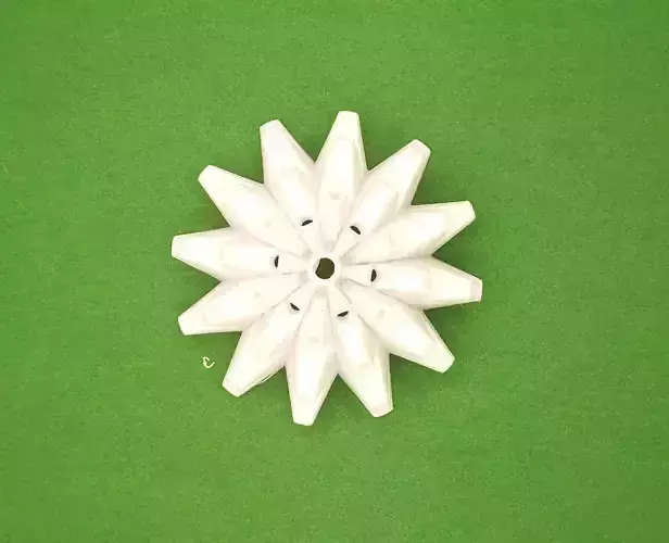 Burrqpine burrholder up to 60 burrs in less than 4 diameter  3D model