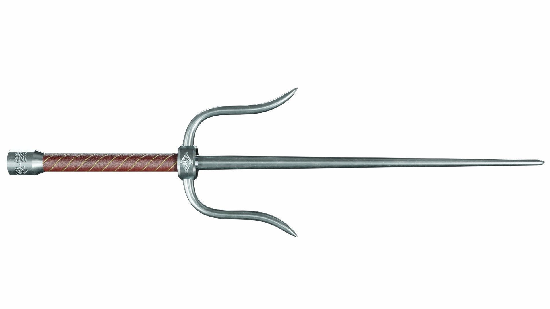 Japanese weapon set Low-poly 3D model_23