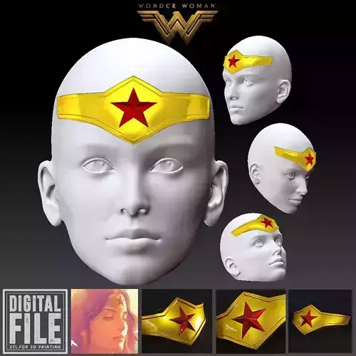 WONDER WOMAN JOSHUA 763 TIARA CROWN INSPIRED
