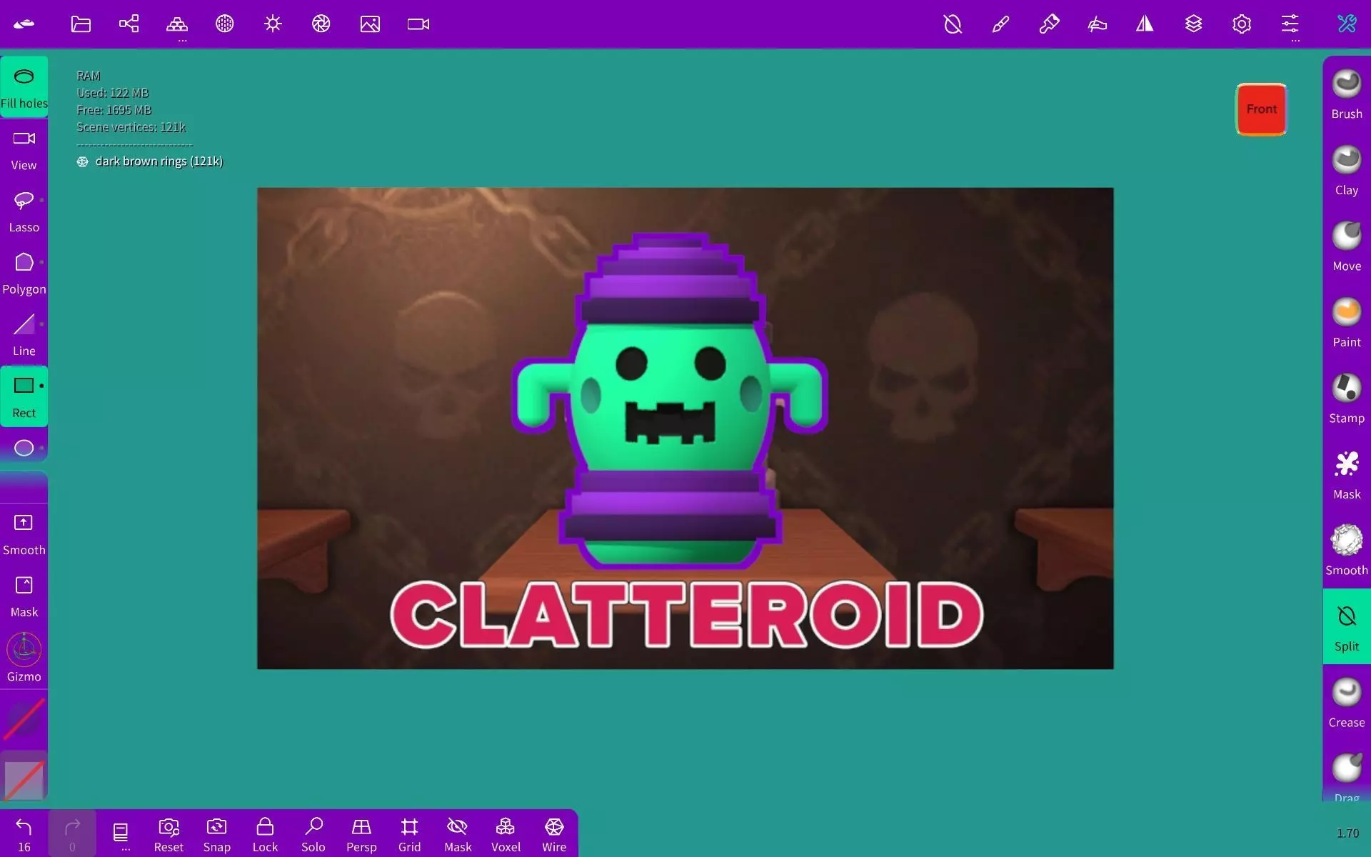 Ryn Clatteroid Free 3D print model