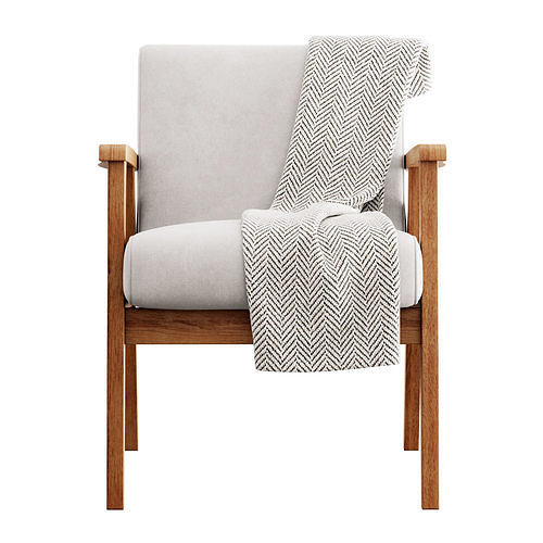 Milton Armchair by Mayview 3D model 4