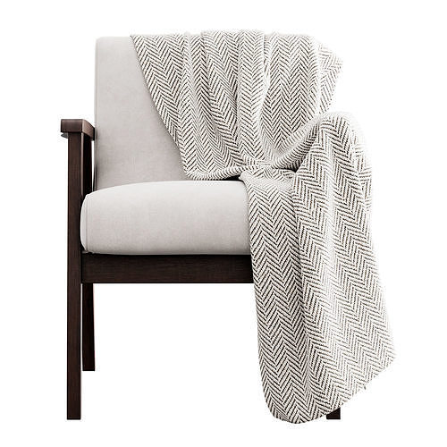 Milton Armchair by Mayview 3D model 2