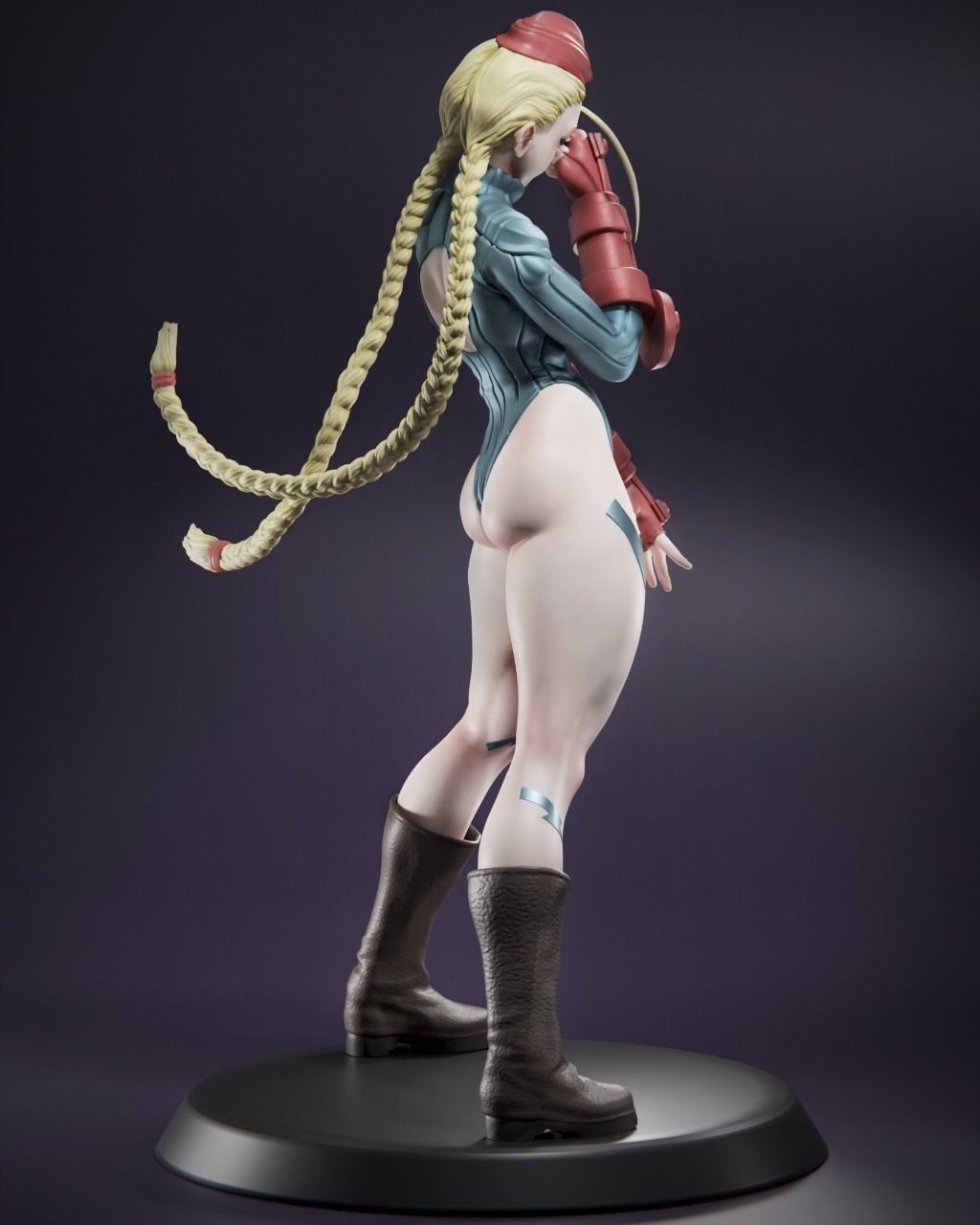 Cammy 3D Print female street fighter figure 3D print model_4