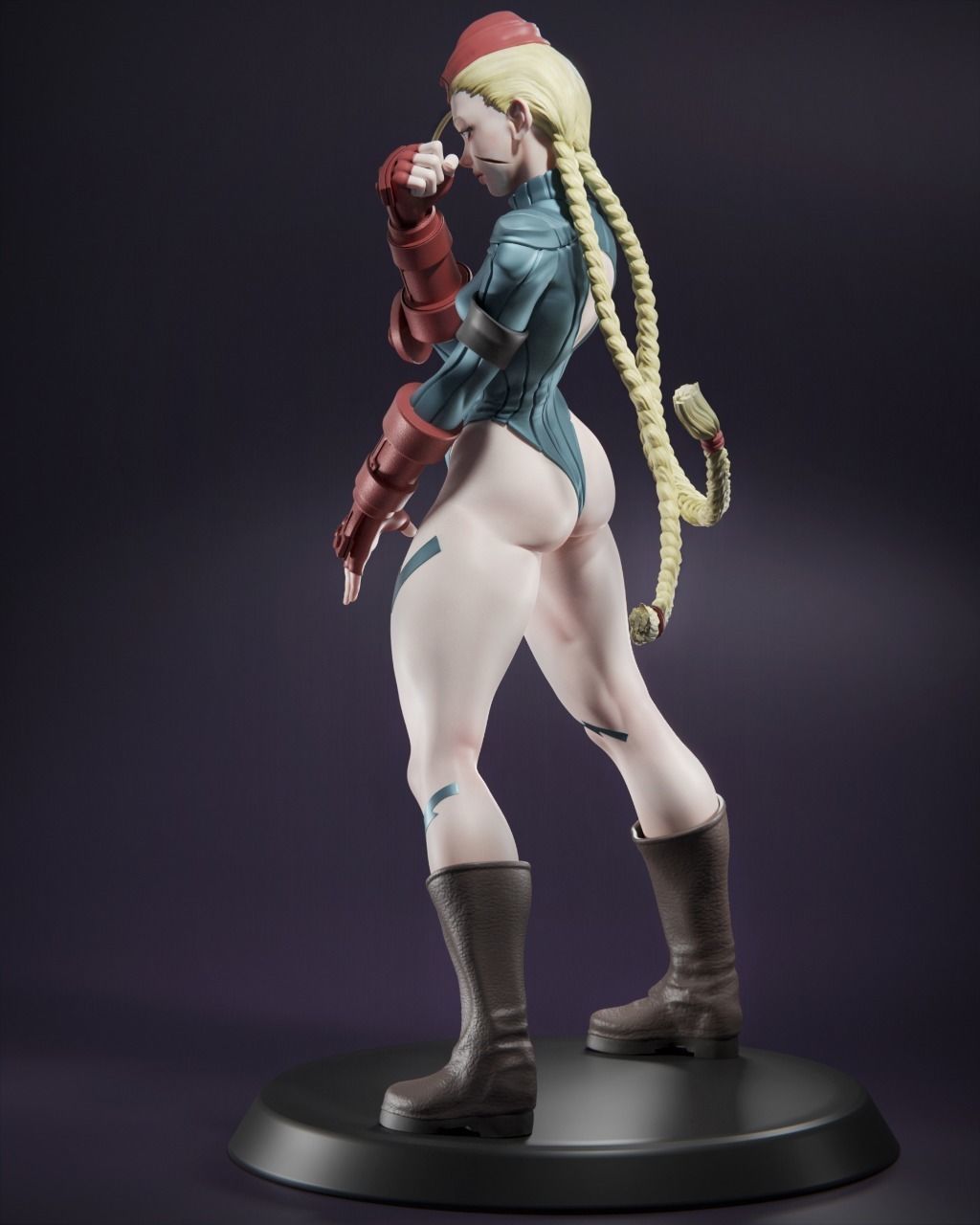 Cammy 3D Print female street fighter figure 3D print model_3