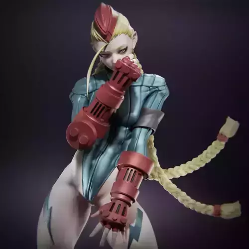 Cammy 3D Print female street fighter figure 3D print model