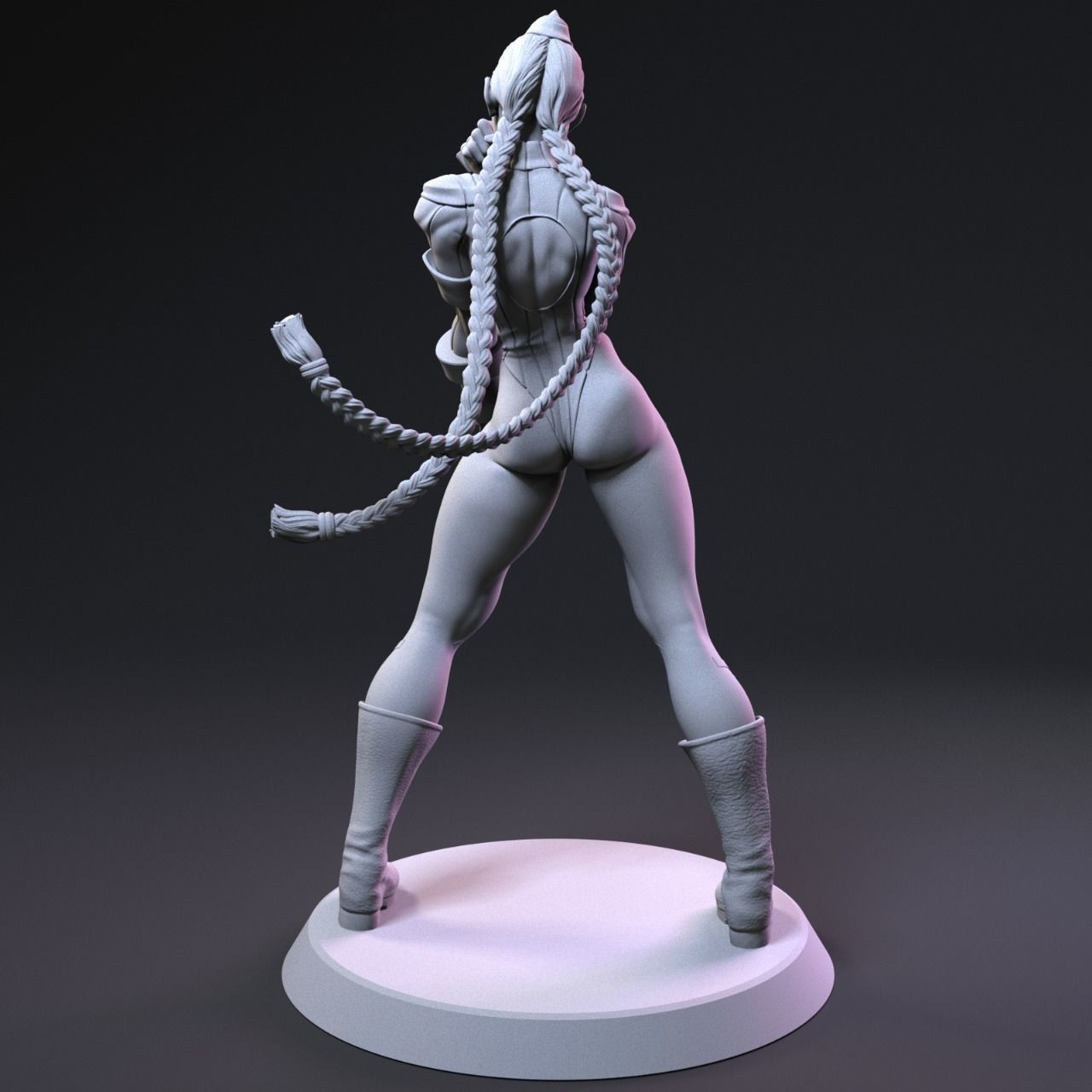 Cammy 3D Print female street fighter figure 3D print model_8
