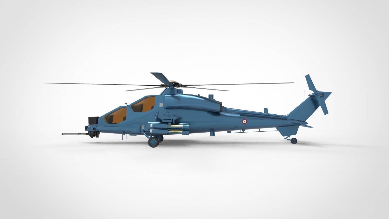 Agusta A129 Mangusta A 3D model | CGTrader