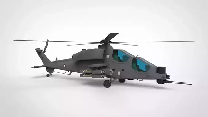 Agusta A129 Mangusta grey matte
