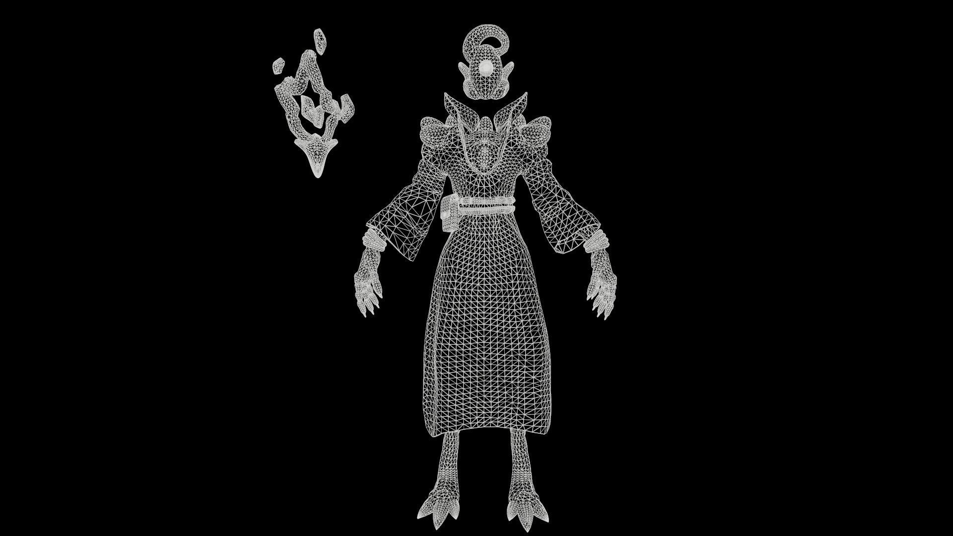 Magical Crystal Game ready Low Poly 3D model Low-poly 3D model_33