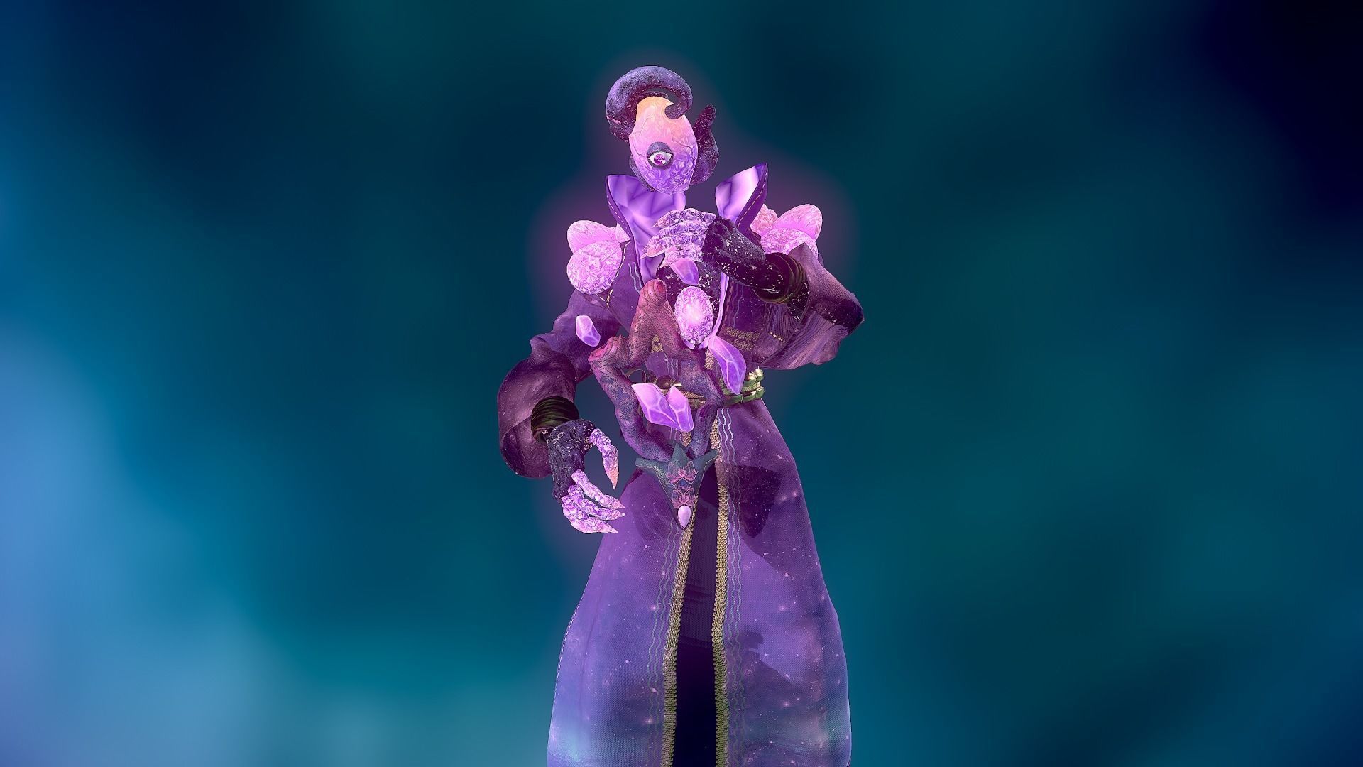 Magical Crystal Game ready Low Poly 3D model Low-poly 3D model_10