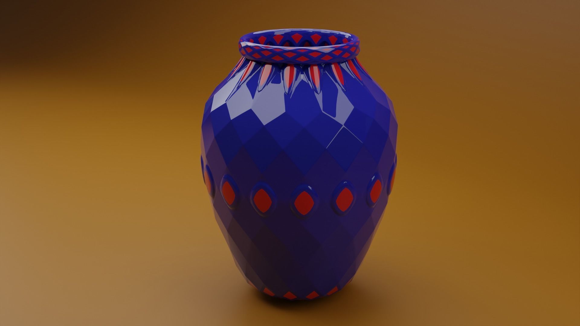 3D Flower and tops 3D model_4