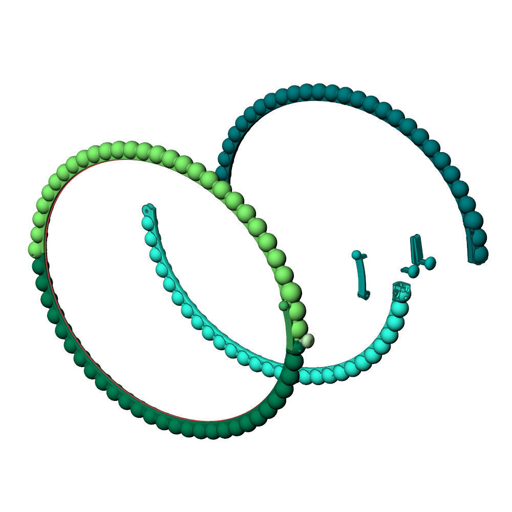 Perlee VC Bracelet 17cm 3D print model_11