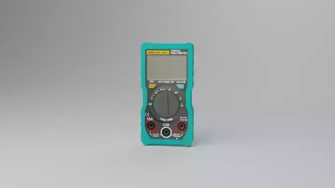 Low-Poly Multimeter digital