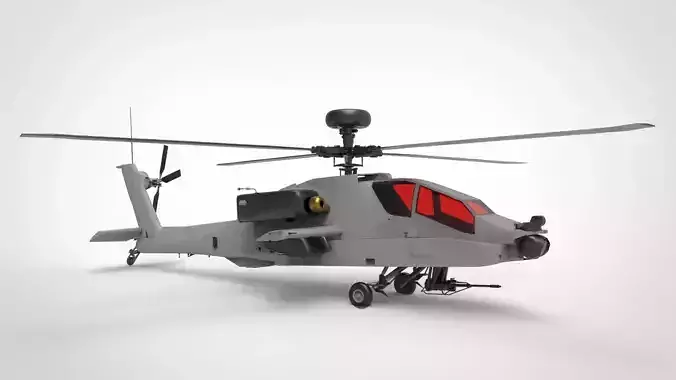 AH-64 Apache grey matte