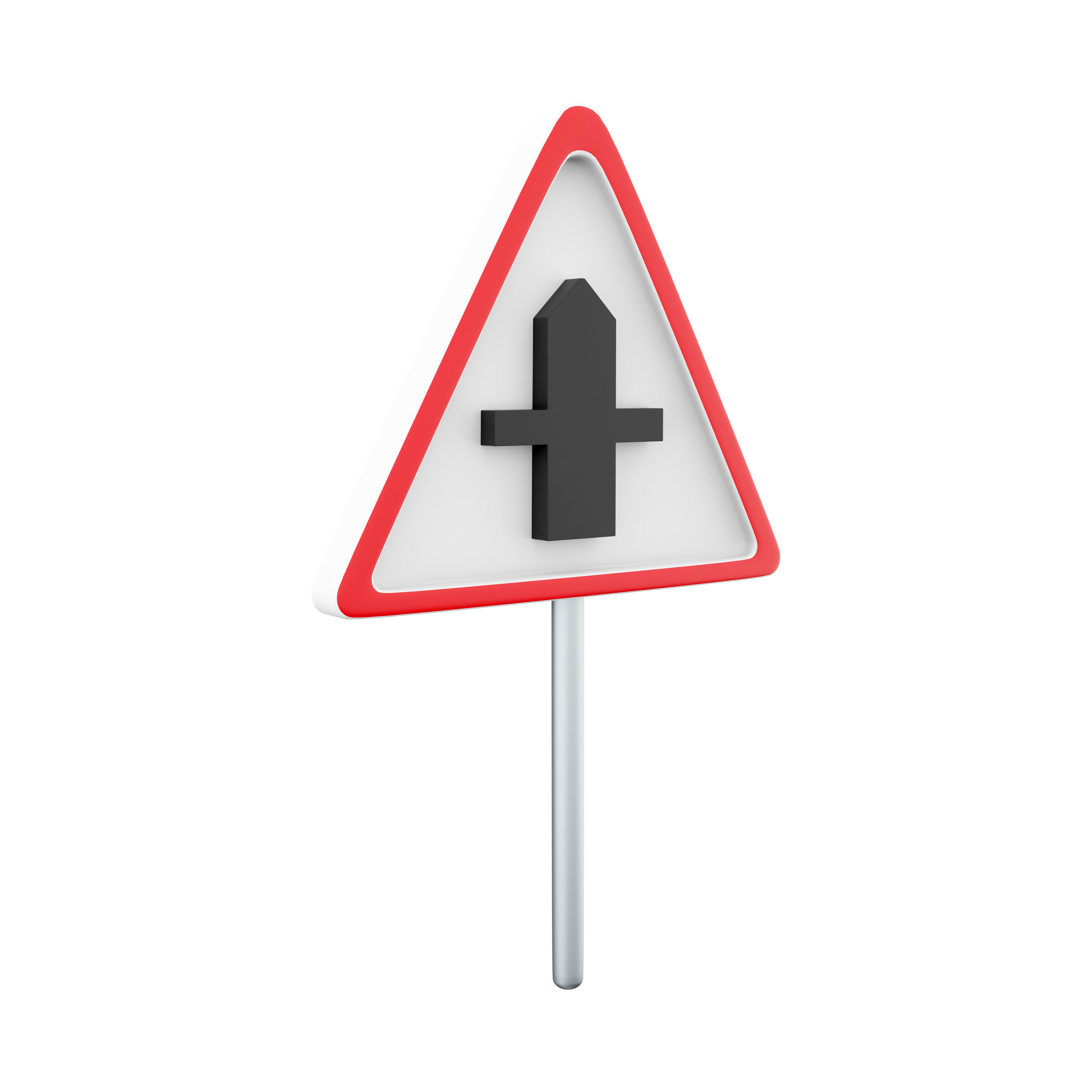 3d road intersection icon 3D model | CGTrader