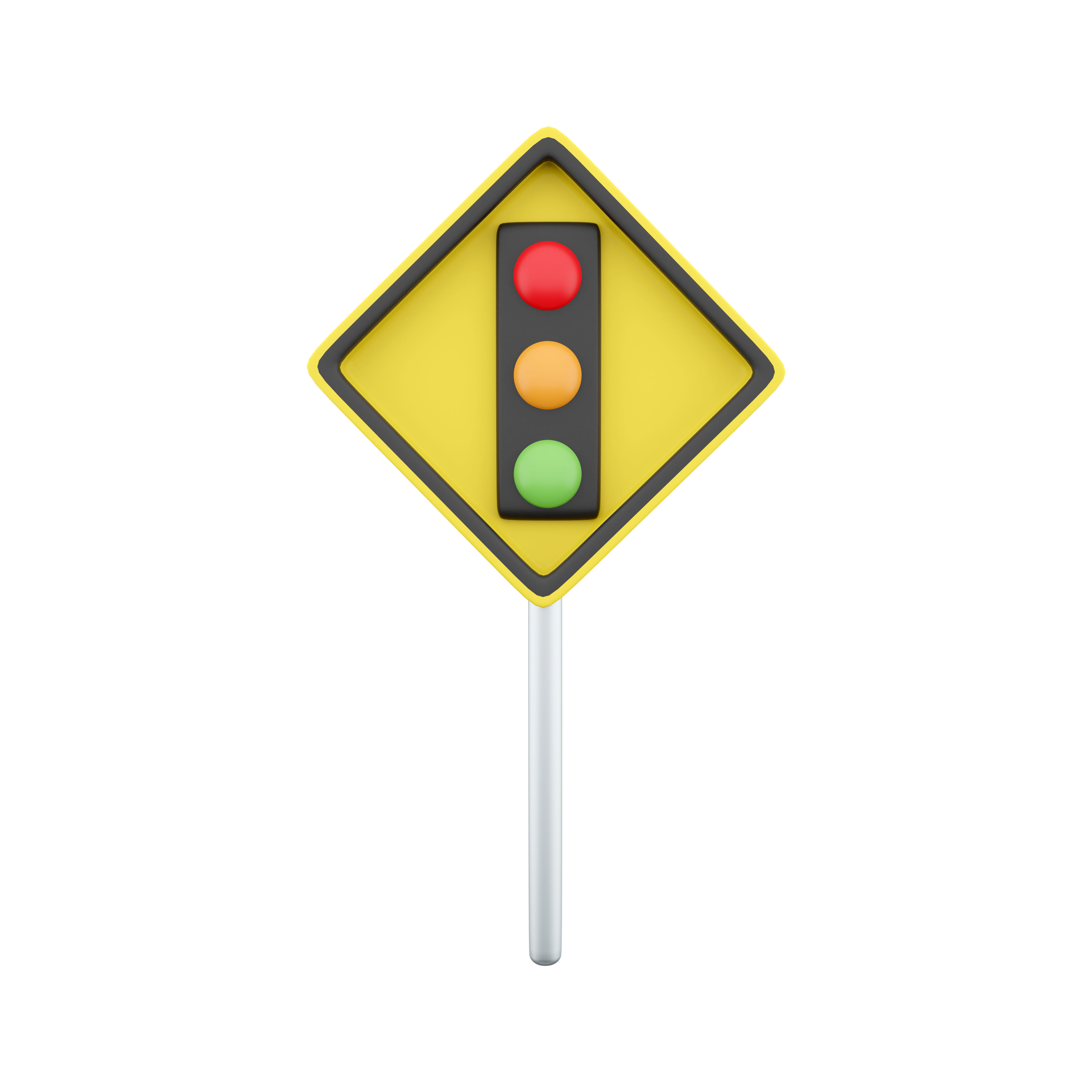 3d svetofor cartoon icon 3D model | CGTrader