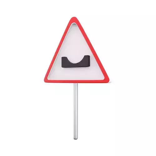 3d Pothole on the road