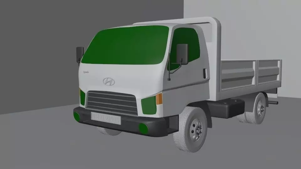 truck mercedes benz dump Free 3D model