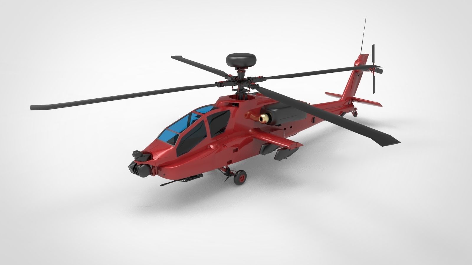 AH-64 Apache RED 3D model_1