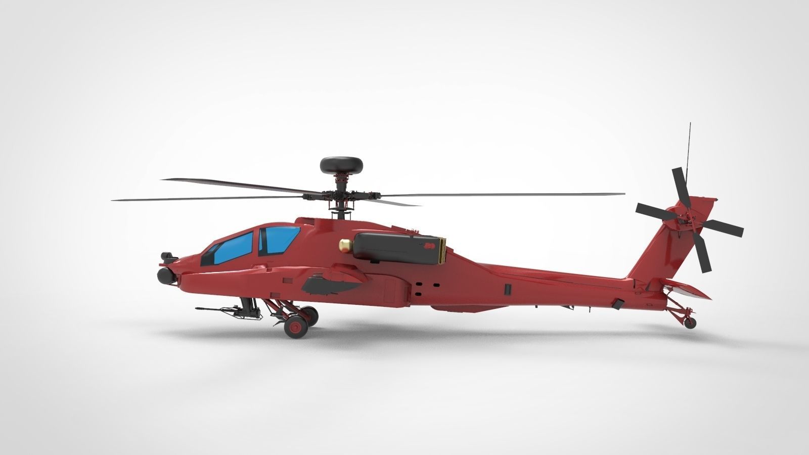 AH-64 Apache RED 3D model_2