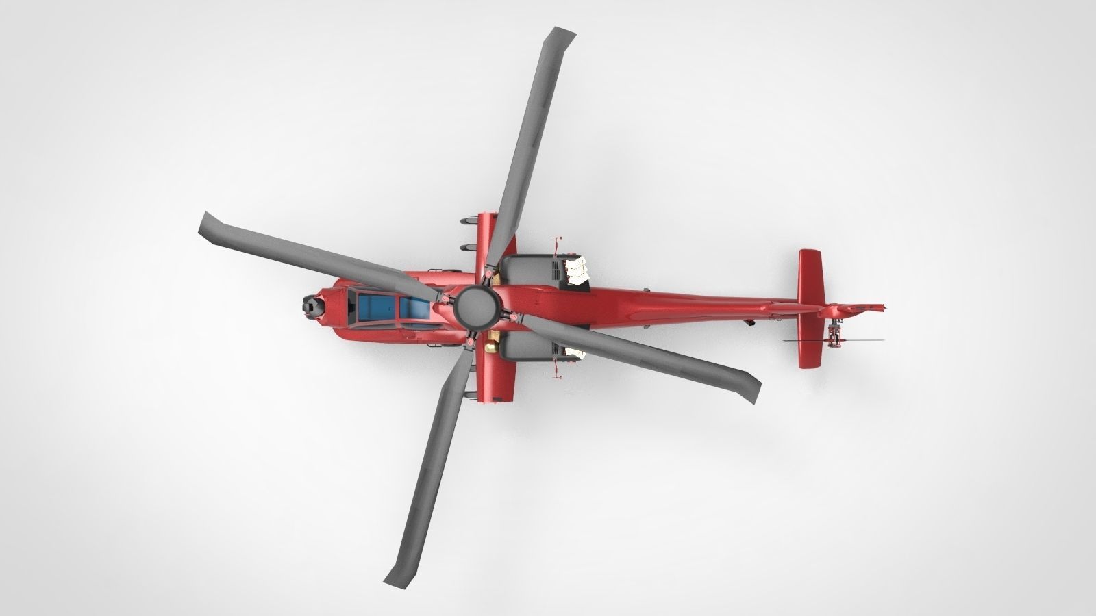 AH-64 Apache RED 3D model_4