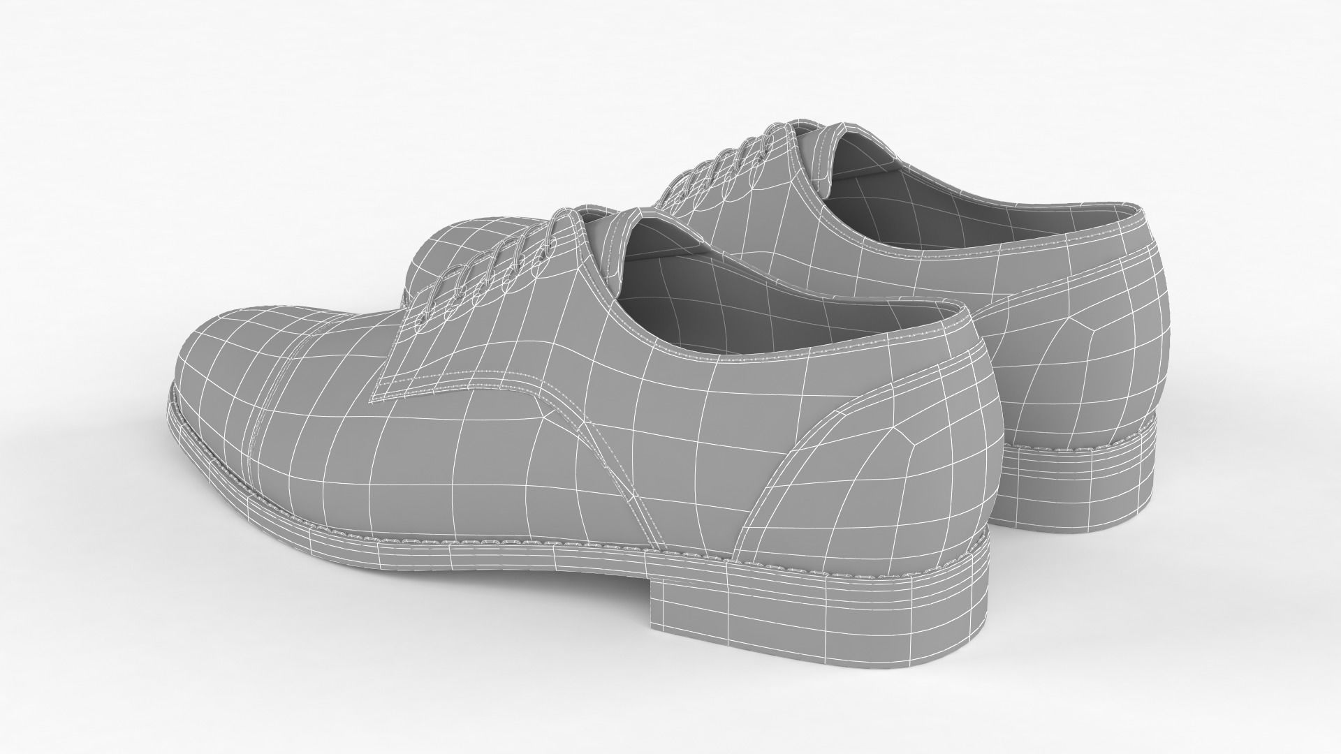 Men Shoes 3D model_10