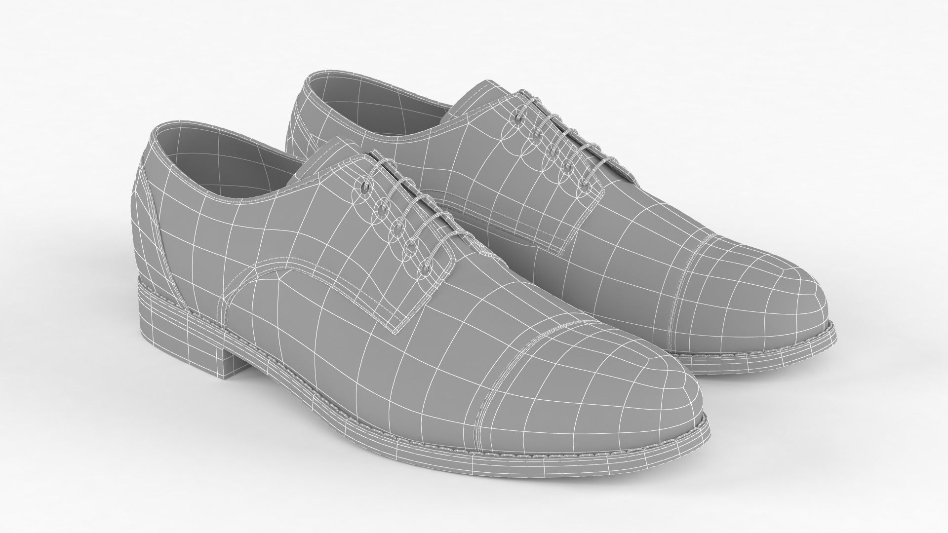 Men Shoes 3D model_8
