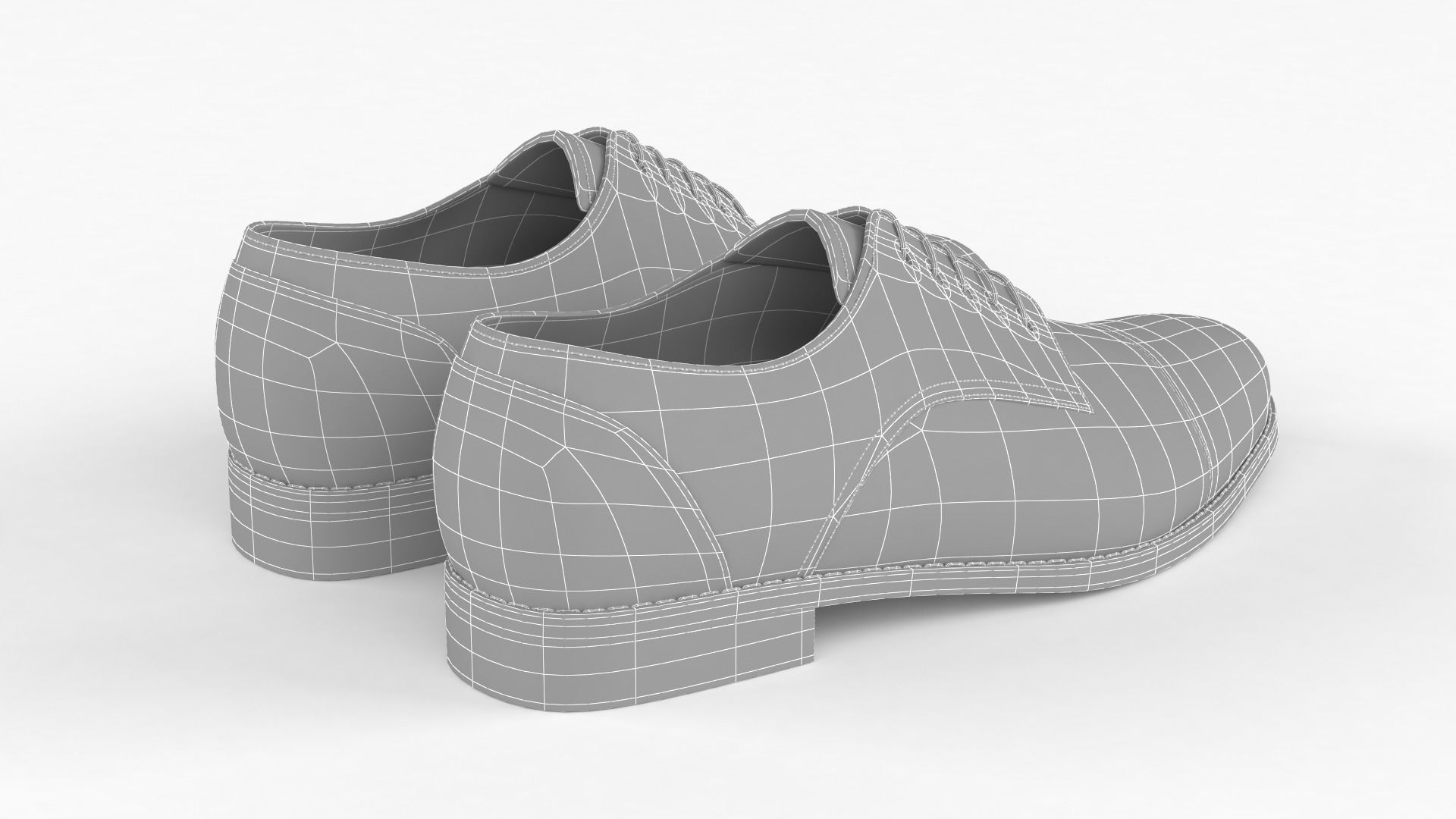 Men Shoes 3D model_9