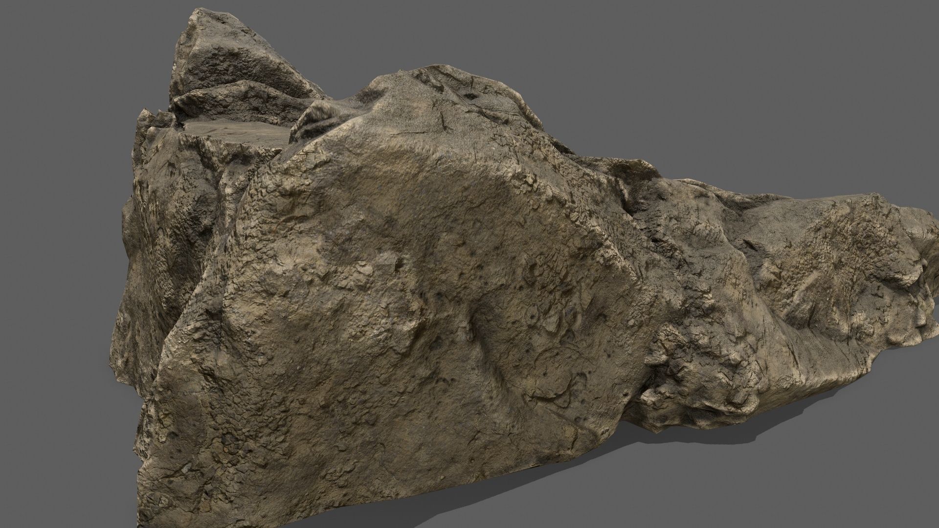 Stairs rock staircase Low-poly 3D model_14