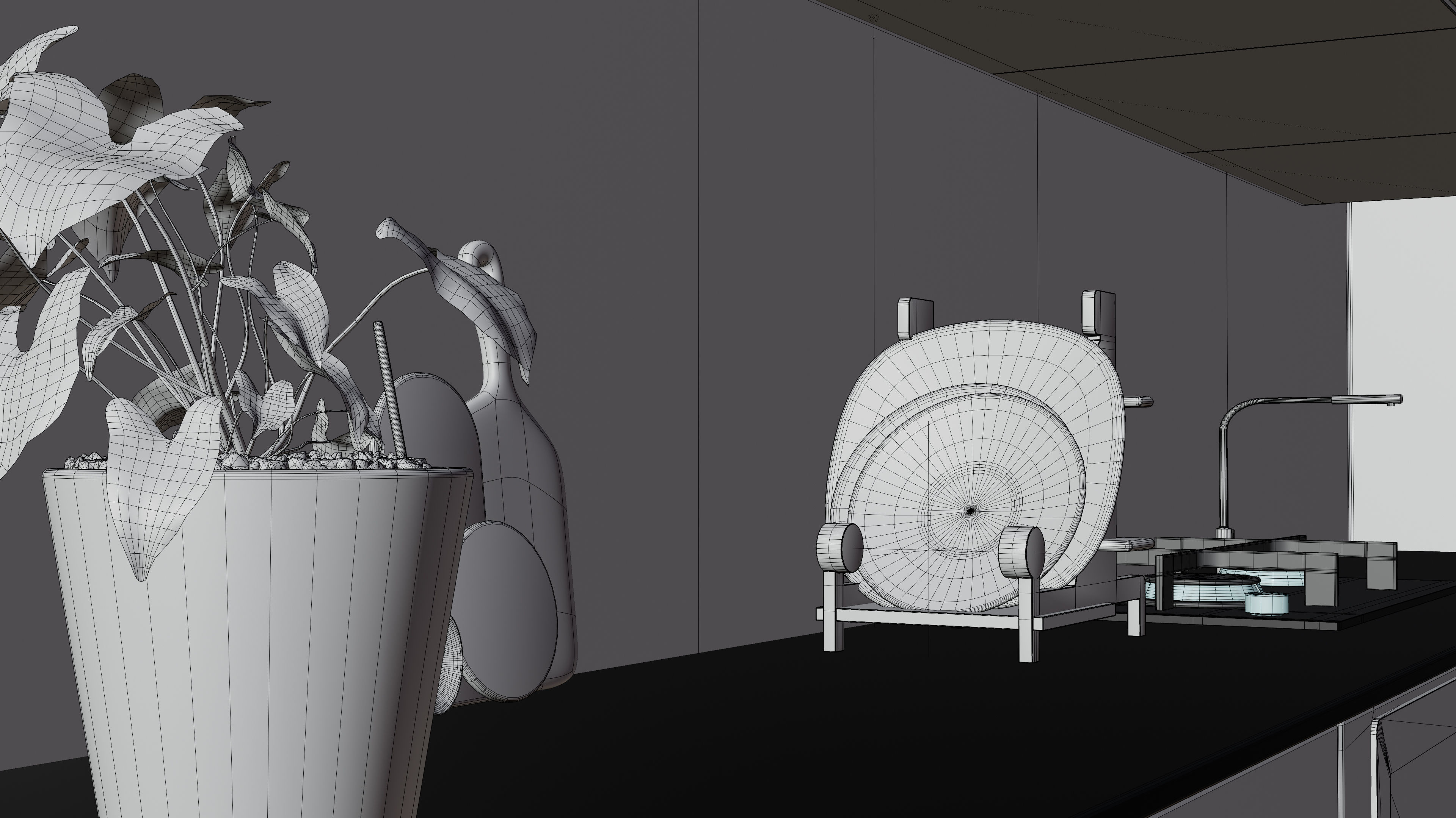 Loft Interior Scene In Native Blender File By-Vizfromblender 3D model_14