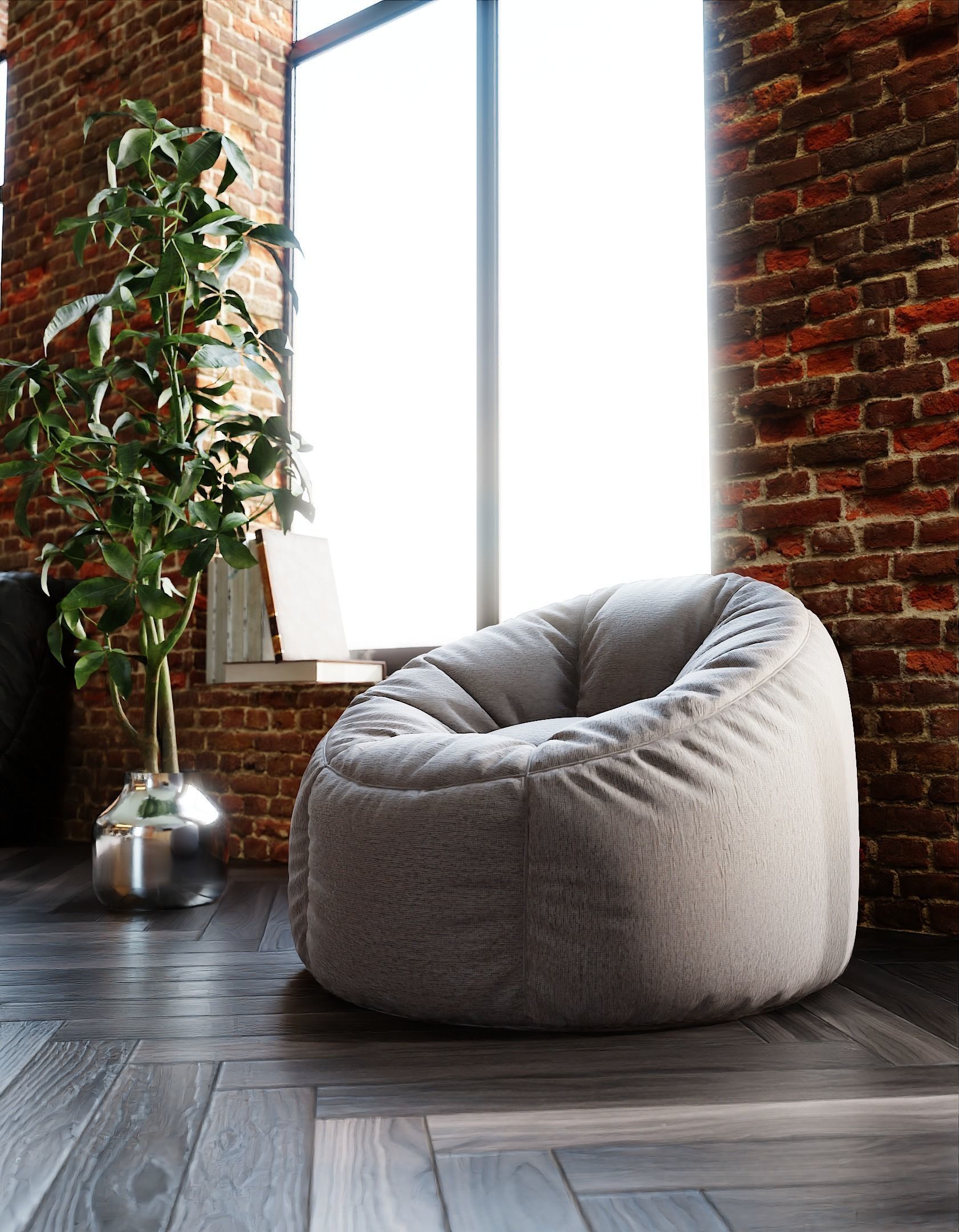 Loft Interior Scene In Native Blender File By-Vizfromblender 3D model_20