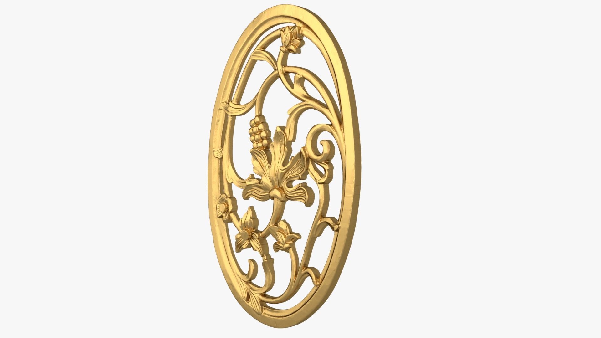 Classic decor ornament 240 3D model_2