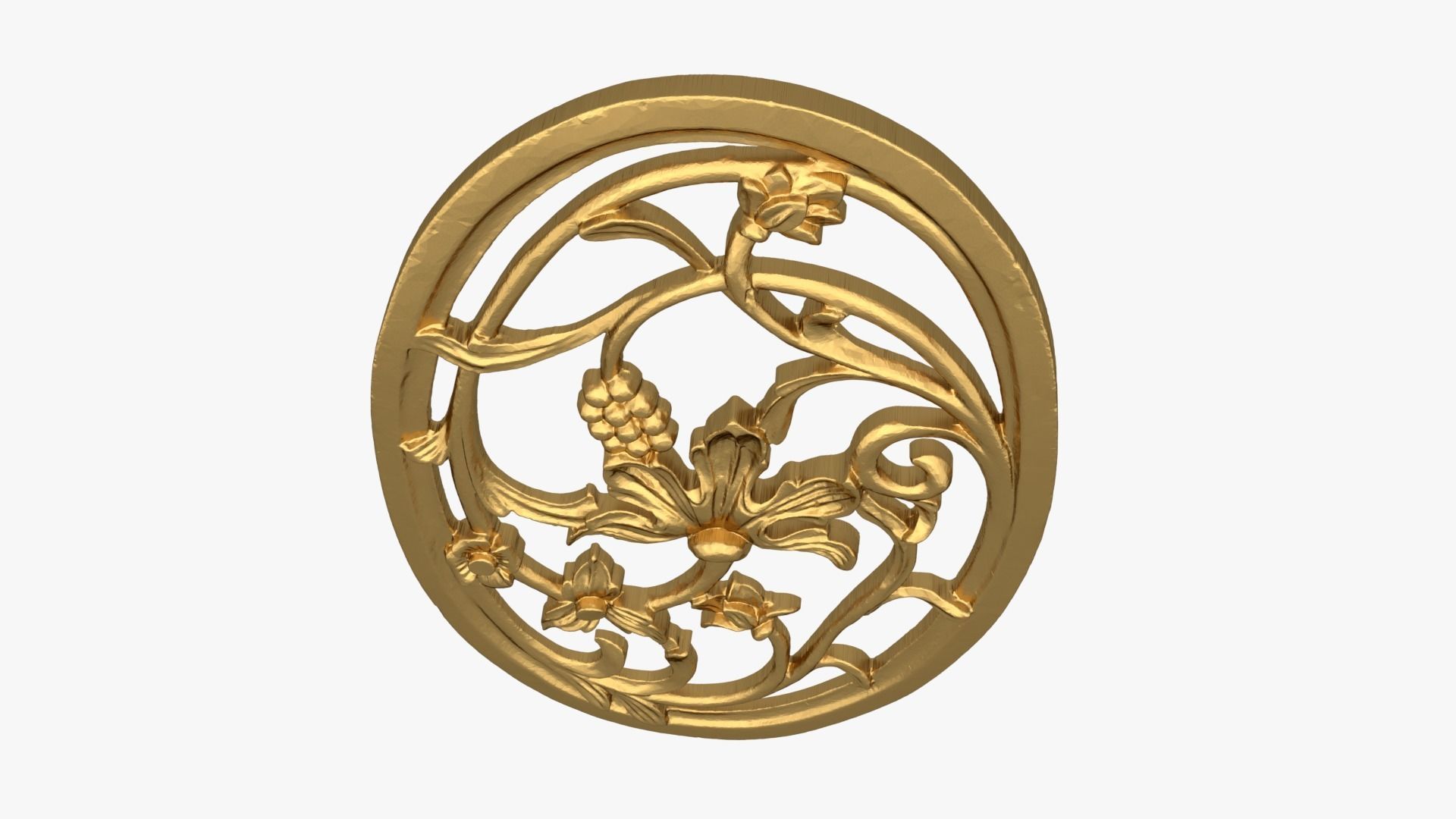 Classic decor ornament 240 3D model_4