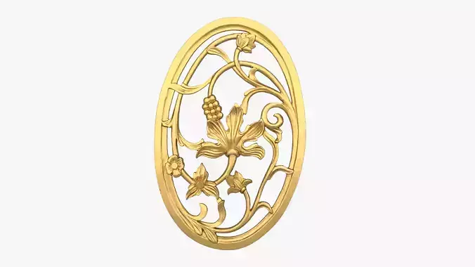 Classic decor ornament 240 3D model Classic decor ornament 240 3D model