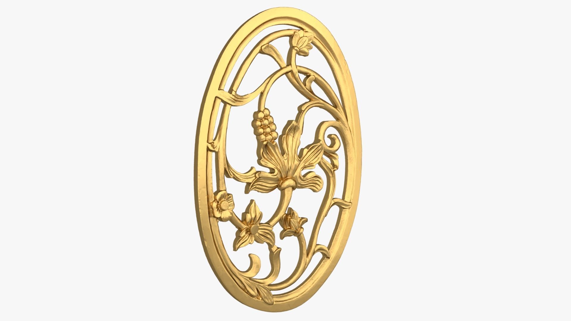 Classic decor ornament 240 3D model_1
